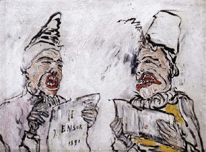 James Ensor The Grotesque Singers